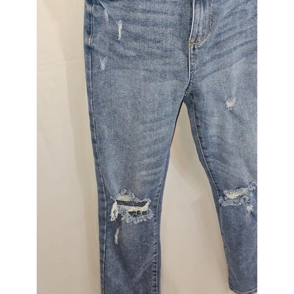 kendall & kylie jeans womens size 1/25 the icon straight high rise distressed - Picture 3 of 15
